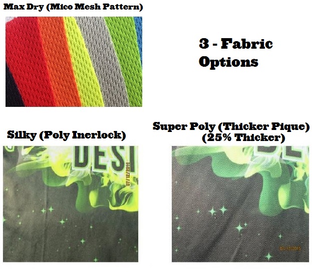 Shirt fabric options